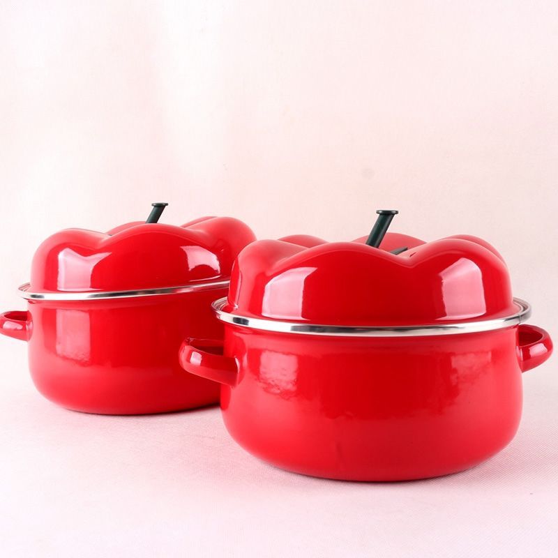 Enamel Soup Pot Thickened Cook - Home Cooking Cookbook 评论和价格