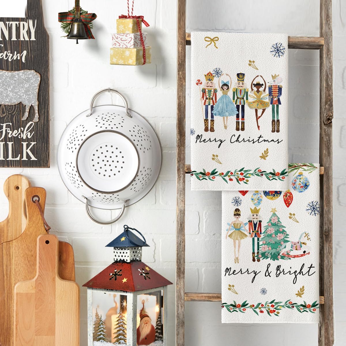 2Pcs, Hand-Painted Nutcracker  - Home Cooking Cookbook 评论和价格
