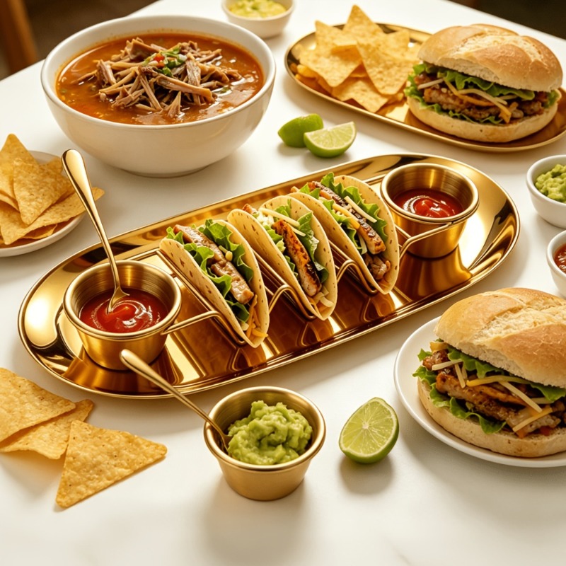1Set Taco Serving Utensils Set - Home Cooking Recipes 评论和价格
